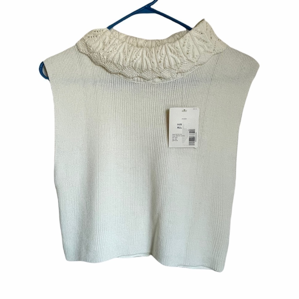NWT Bechamel woman Dickie in cream color . States “One Size” - Picture 2 of 4